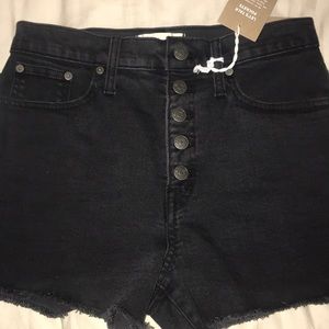 NEW WITH TAGS MADEWELL HIGH RISE SHORTS